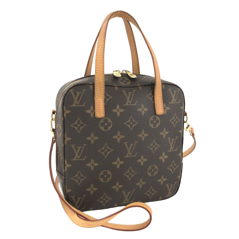 Louis Vuitton Shoulder Bag Spontini Monogram Canvas Brown