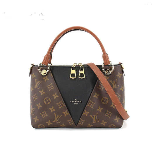 Louis Vuitton Monogram V Tote BB Shoulder Bag Leather Noir
