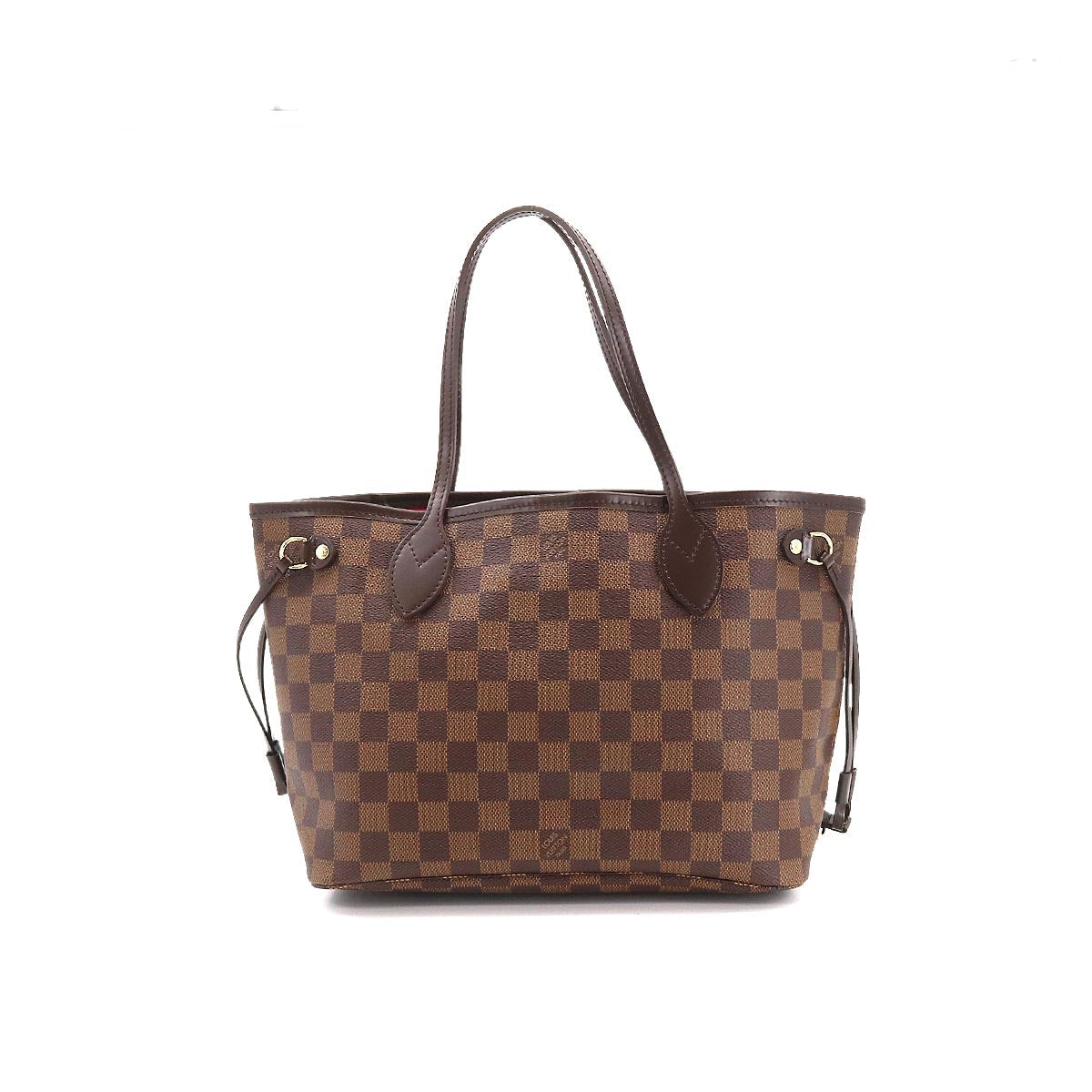 Louis Vuitton Damier Neverfull PM Tote Bag Ebene Brown