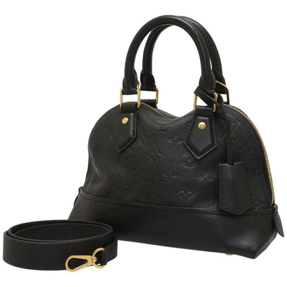 Louis Vuitton Handbag Monogram Emplant Neo Alma BB Black