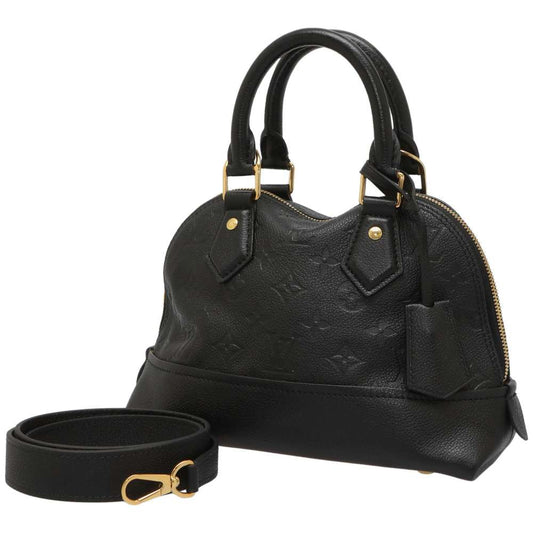 Louis Vuitton Handbag Monogram Emplant Neo Alma BB Black