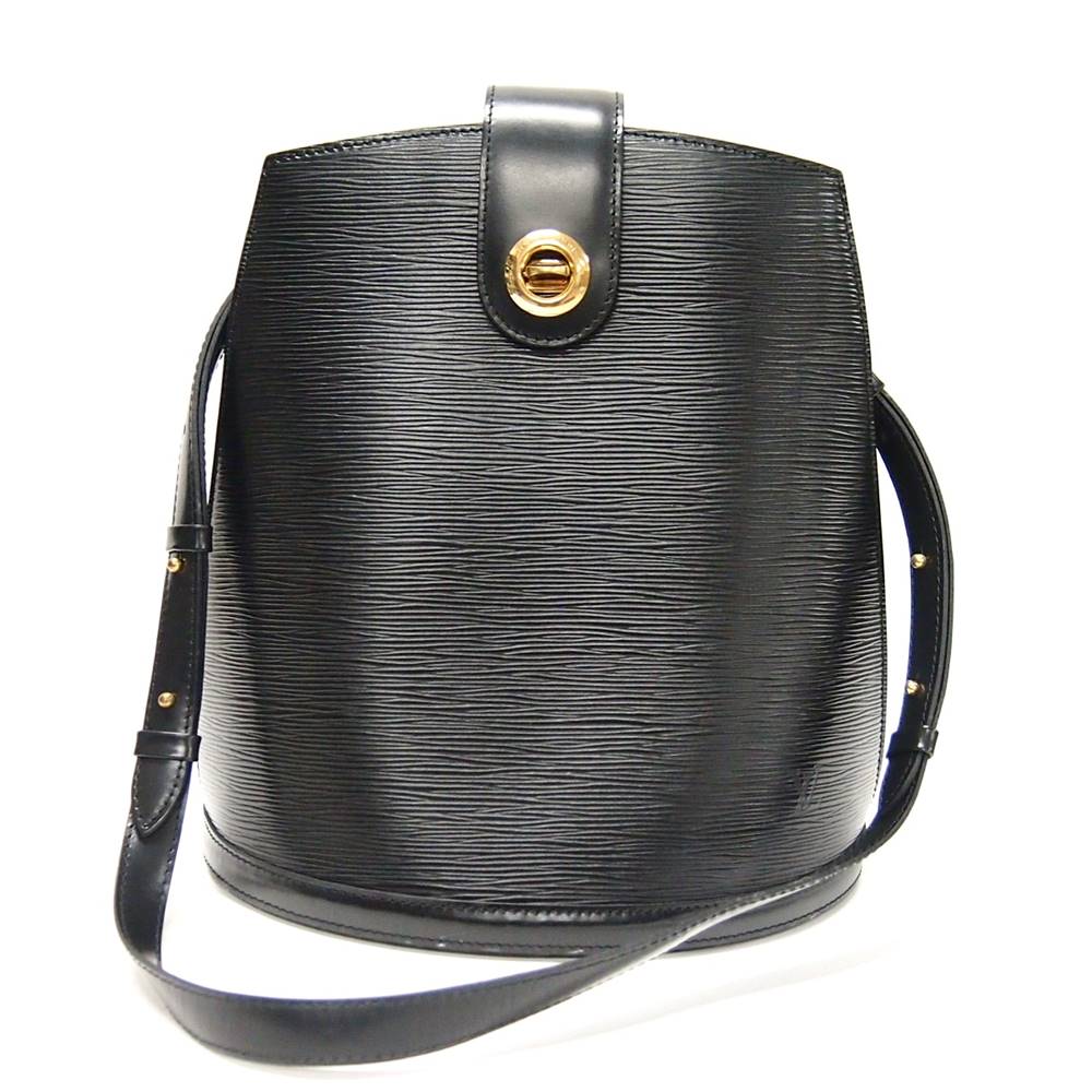 Louis Vuitton Epi Cluny Black Noir Shoulder Bag Shawl