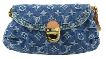 Louis Vuitton Monogram Denim Mini Pleaty Handbag