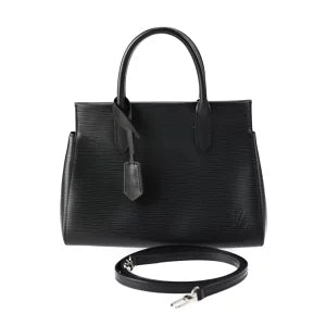 Vuitton Marly BB Epi Handbag Epi Leather Black