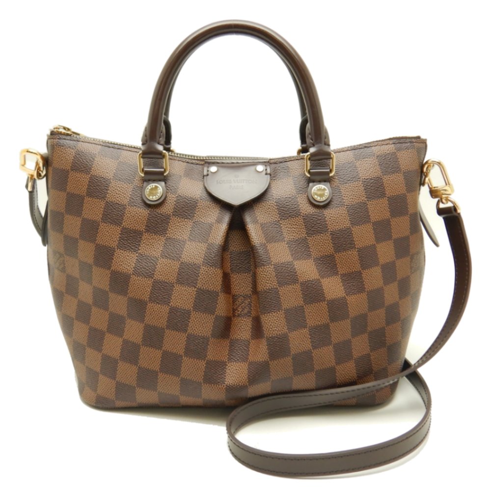 Louis Vuitton  Damier Sienna PM Ebene 2WAY Bag Brown