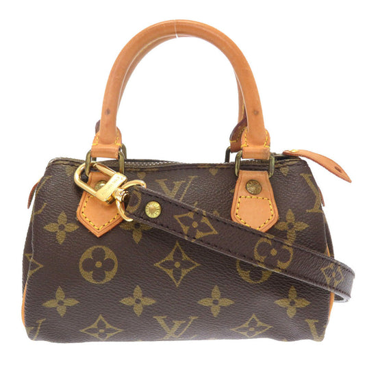 Louis Vuitton Monogram Mini Speedy 2 Way Handbag