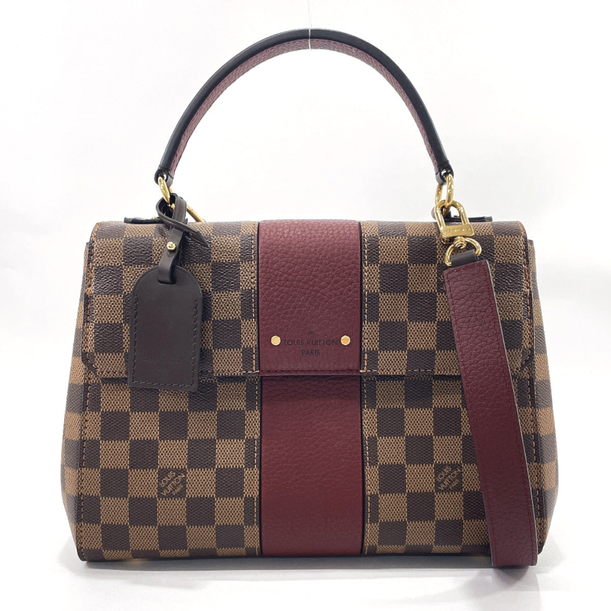 Louis Vuitton Bond Street Shoulder Bag Damier Ebene Canvas