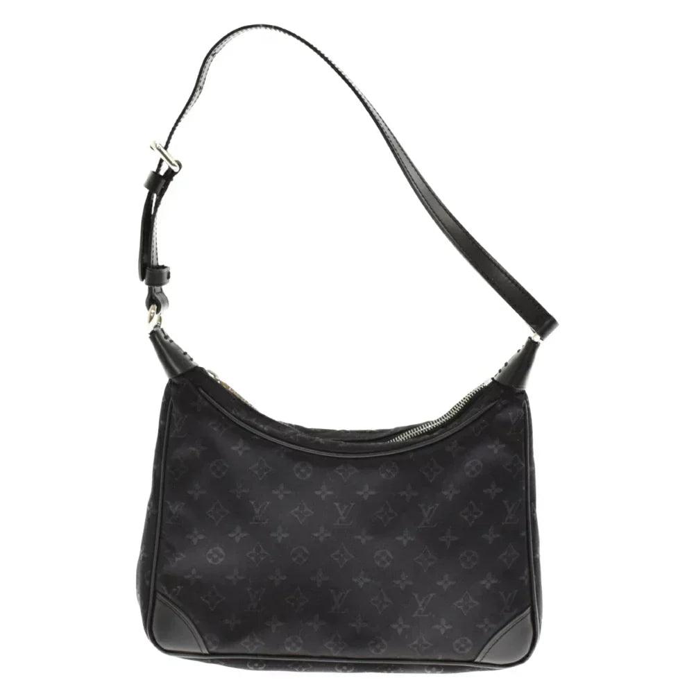 Louis Vuitton Monogram Boulogne Handbag Black