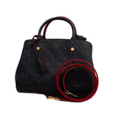 Louis Vuitton Monogram Emplant Montaigne BB Marine Rouge