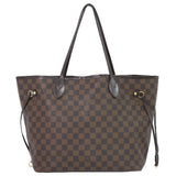 Louis Vuitton Neverfull MM Damier Ebene Tote Bag