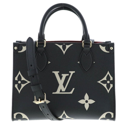 Louis Vuitton OnTheGo PM Noir Black Tote Shoulder Bag