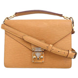 Louis Vuitton Epi Leather Biface Shoulder Bag Yellow