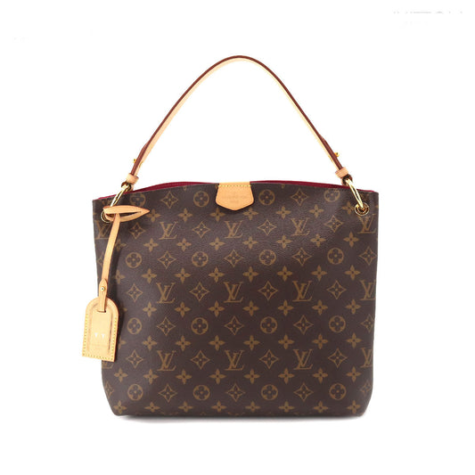 Louis Vuitton Monogram Graceful PM Shoulder Bag Pivoine