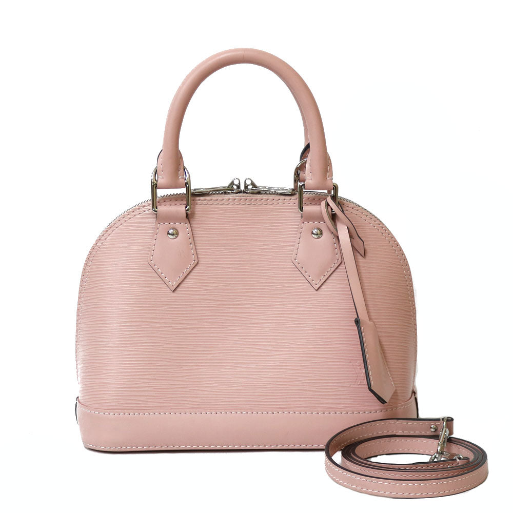 Louis Vuitton Alma BB Epi Shoulder Bag Pink