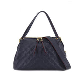 Louis Vuitton Monogram Emplant Pontyu PM Shoulder Bag Leather Marine Rouge