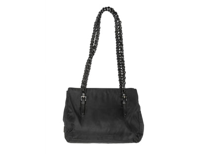 Black Prada 1990s Nylon Tote Bag