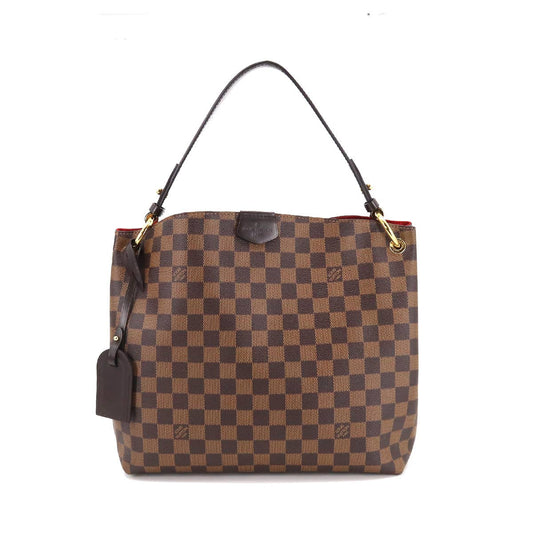 Louis Vuitton Damier Graceful PM Shoulder Bag Ebene