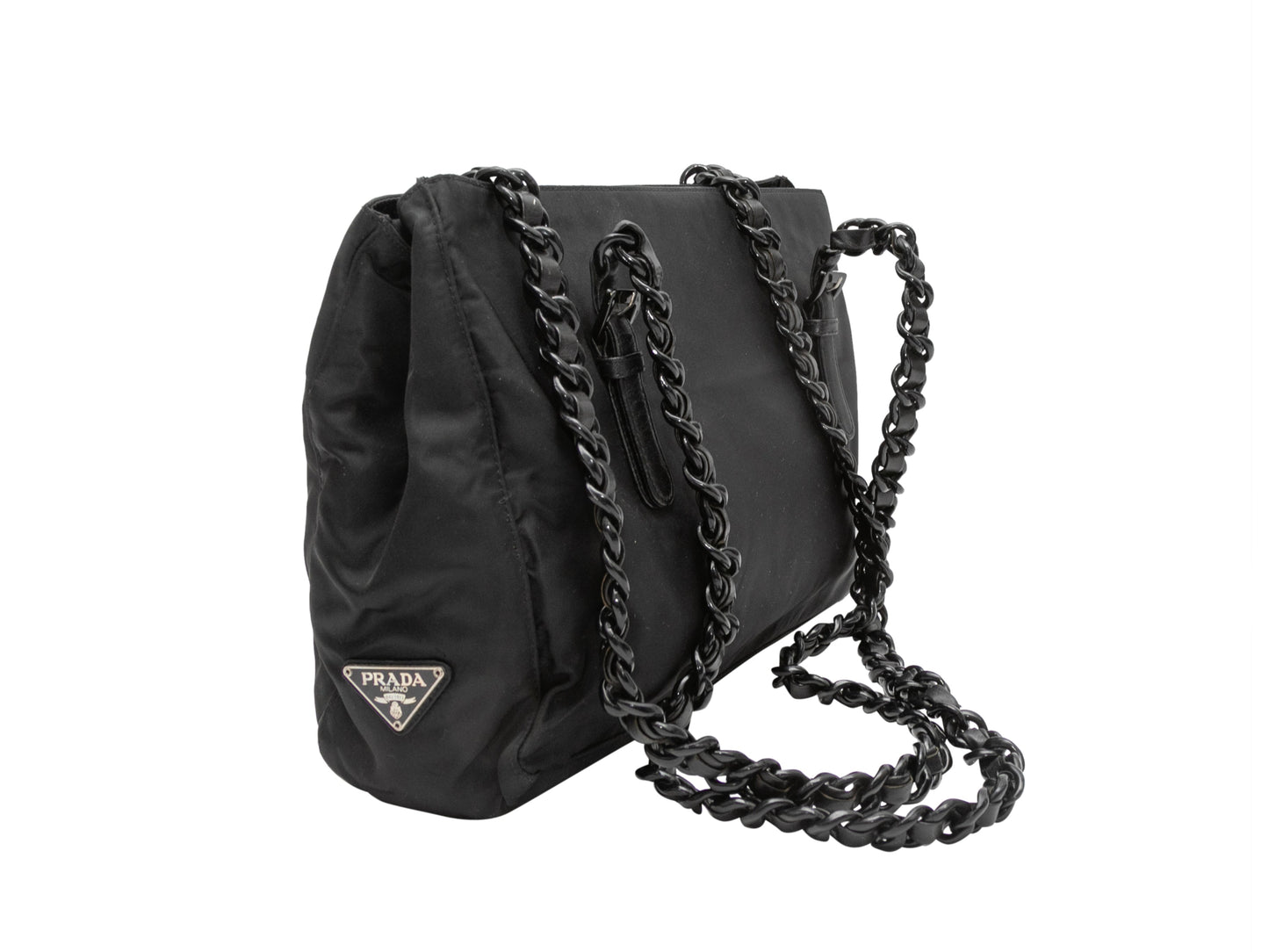 Black Prada 1990s Nylon Tote Bag