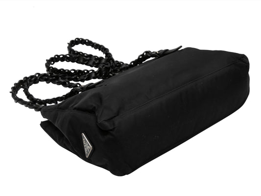 Black Prada 1990s Nylon Tote Bag