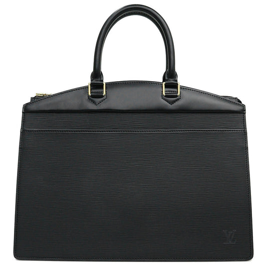 Louis Vuitton Riviera Handbag Epi Leather Noir Black