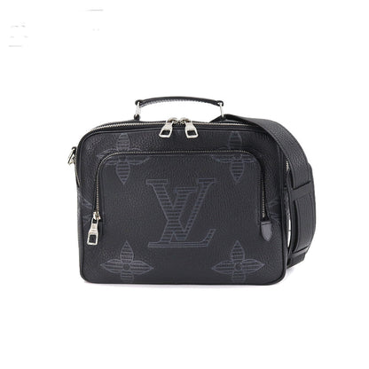 Louis Vuitton Monogram Giant Flight Case Shoulder Bag Taurillon Shadow Noir
