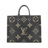 Louis Vuitton Monogram Jungle OnTheGo GM Tote Shoulder Bag Noir