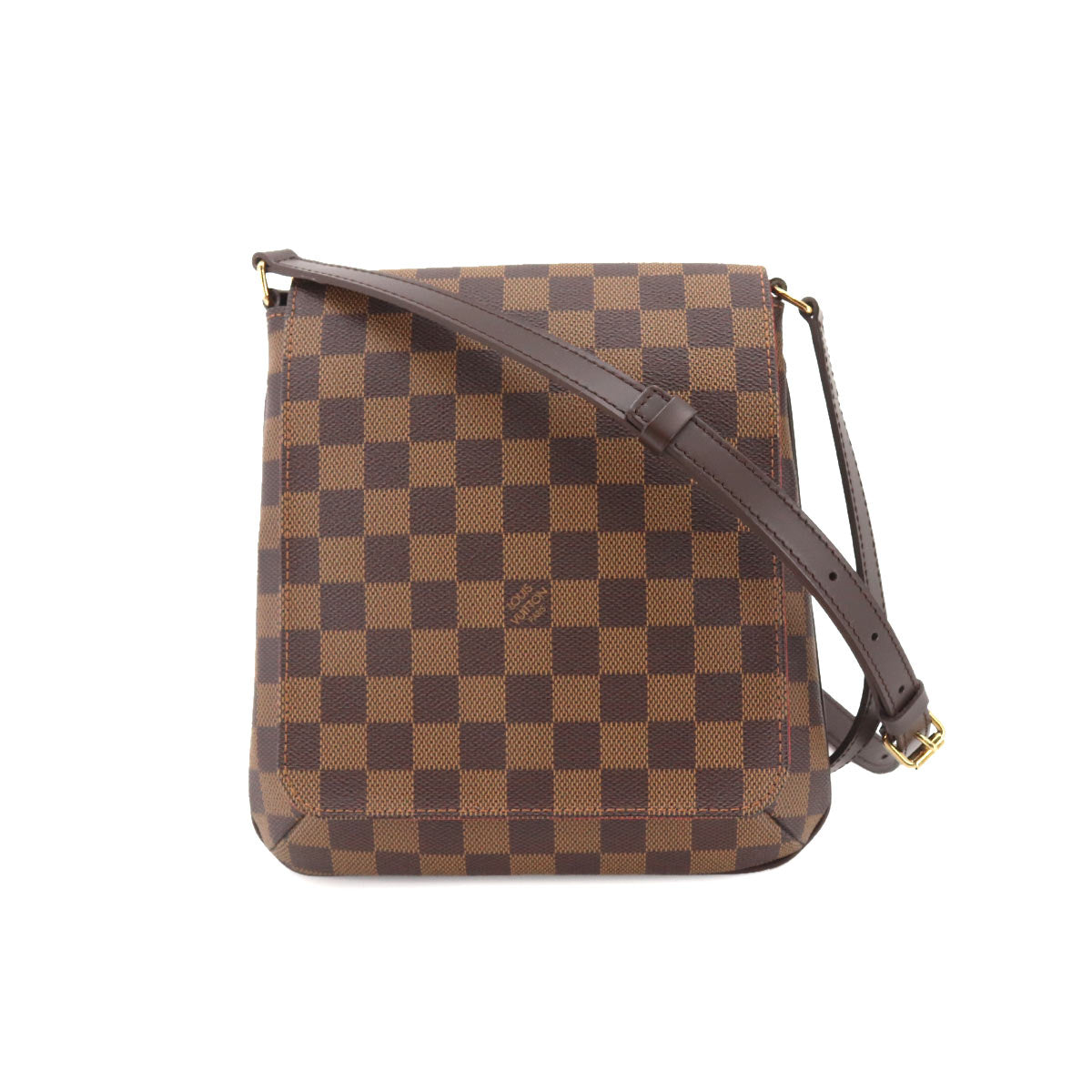 Louis Vuitton Damier M tte Salsa Long Shoulder Bag Ebene Gold Hardware