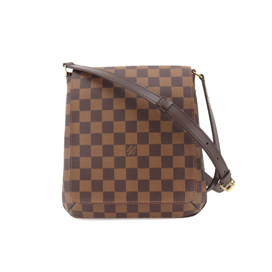 Louis Vuitton Damier M tte Salsa Long Shoulder Bag Ebene Gold Hardware