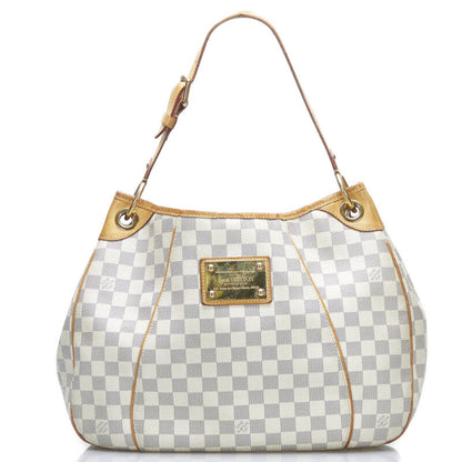 Louis Vuitton Damier Azur Galliera PM Shoulder Bag White