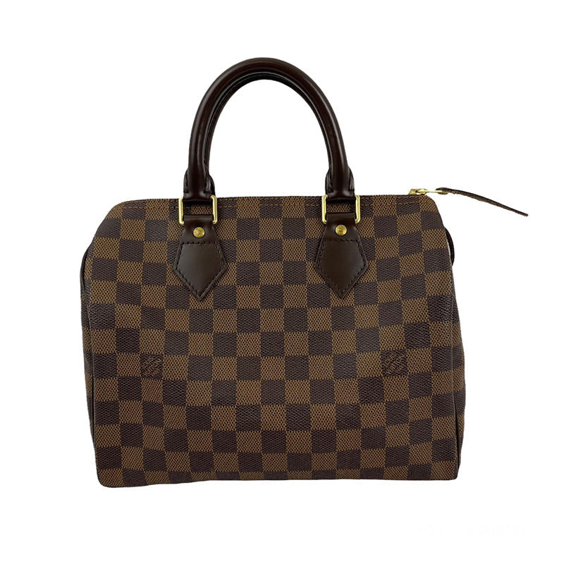 Louis Vuitton Speedy Boston Bag Damier Ebene Canvas Brown