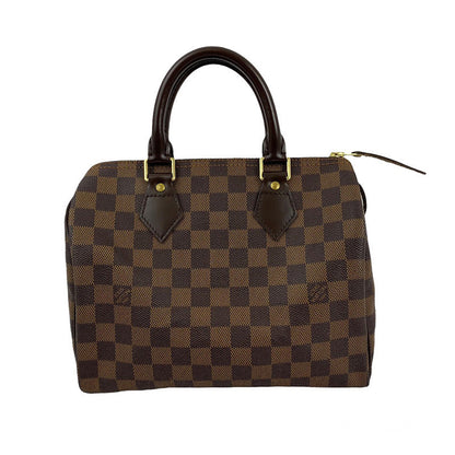 Louis Vuitton Speedy Boston Bag Damier Ebene Canvas Brown