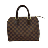 Louis Vuitton Speedy Boston Bag Damier Ebene Canvas Brown