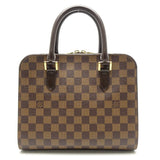 Louis Vuitton Damier Triana Ebene Handbag
