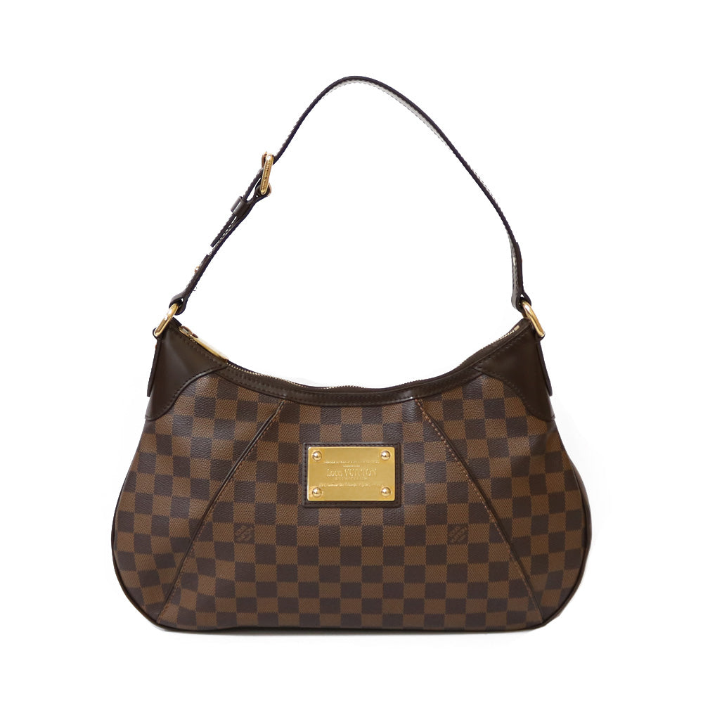 Louis Vuitton Thames GM Damier Shoulder Bag Brown