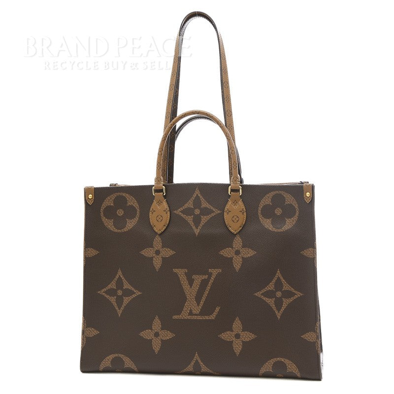 Louis Vuitton Monogram Giant Monogram Reverse On The Go MM 2way Bag