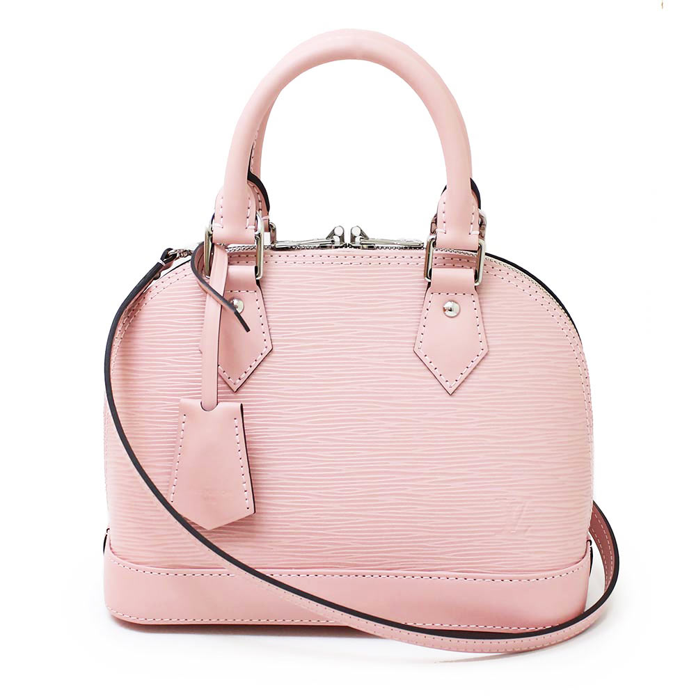 Louis Vuitton Alma BB 2 Way Shoulder Handbag Diagonal Epi Leather