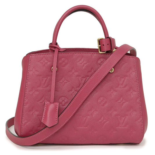 Louis Vuitton Monogram Emplant Montaigne BB 2 Way Diagonal Shoulder Handbag