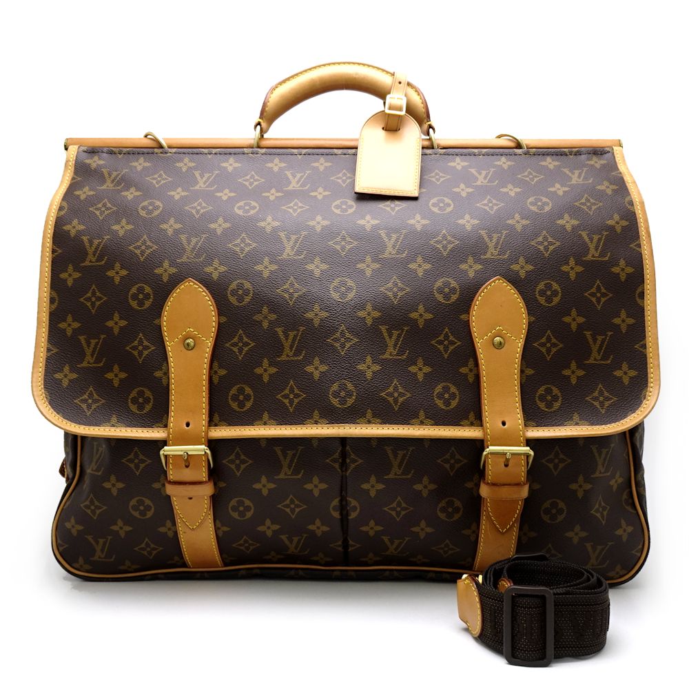 Louis Vuitton Monogram Saccious Brown 2WAY Bag Travel Bag