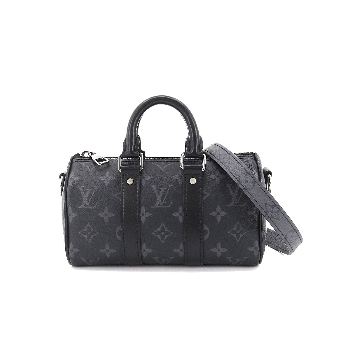 Louis Vuitton Monogram Eclipse Reverse Keepall XS 2 Way Hand Shoulder Bag