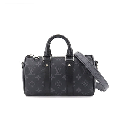Louis Vuitton Monogram Eclipse Reverse Keepall XS 2 Way Hand Shoulder Bag