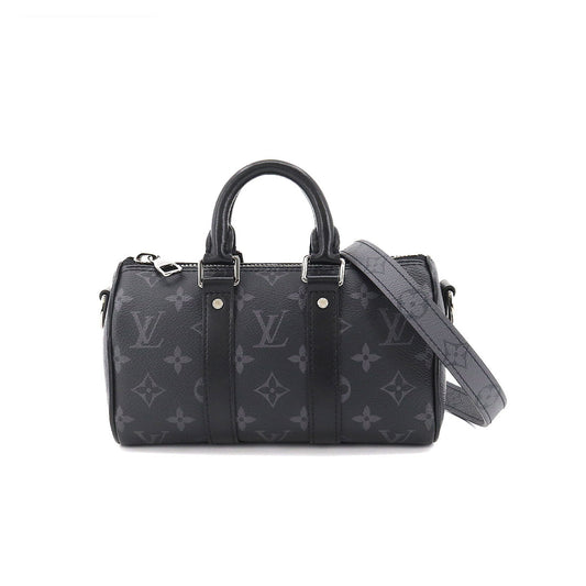 Louis Vuitton Monogram Eclipse Reverse Keepall XS 2 Way Hand Shoulder Bag