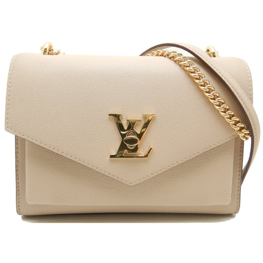 Louis Vuitton My Lock Me Chain Shoulder Bag Calf Greige