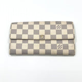 Louis Vuitton Damier Azur Portefeuille Sala Bi-fold Long Wallet