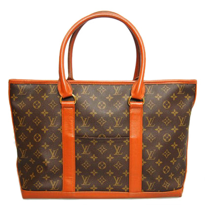 Louis Vuitton Weekend Monogram Handbag Red