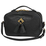 Louis Vuitton Saintonge Diagonal Fringe Pochette Shoulder Bag Monogram Emplant