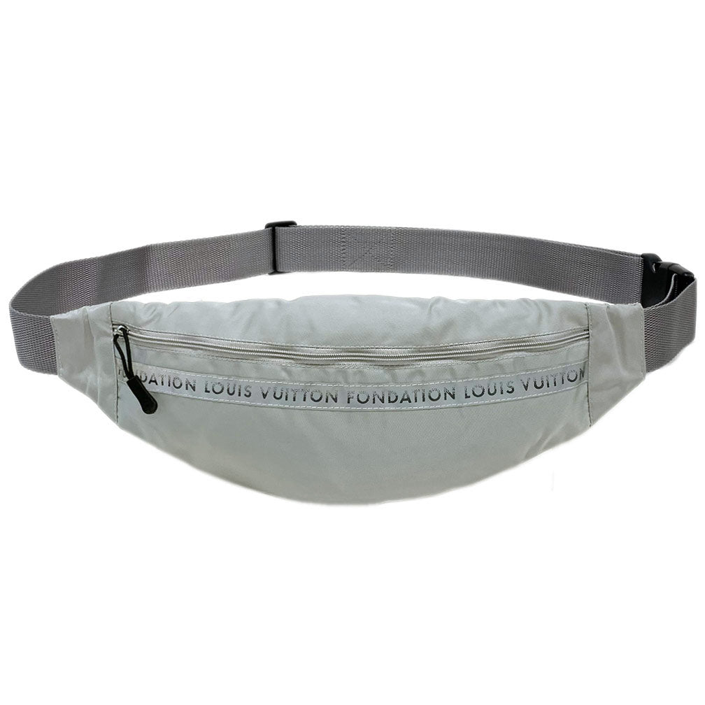 Louis Vuitton Gray Belt Bag Body Bag Waist Pouch