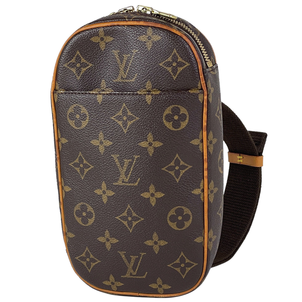 Louis Vuitton Pochette Ganju Shoulder Bag Shawl Body Bag Monogram Brown