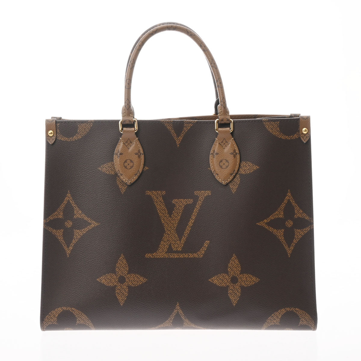 Louis Vuitton Monogram Reverse On The Go MM Brown