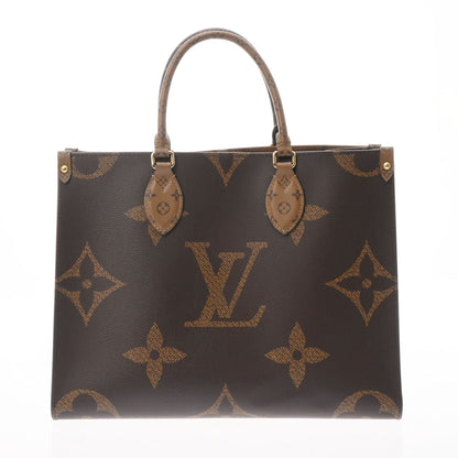 Louis Vuitton Monogram Reverse On The Go MM Brown