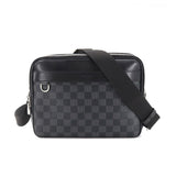 Louis Vuitton Damier Graphite Trocadero Messenger PM Shoulder Bag Black